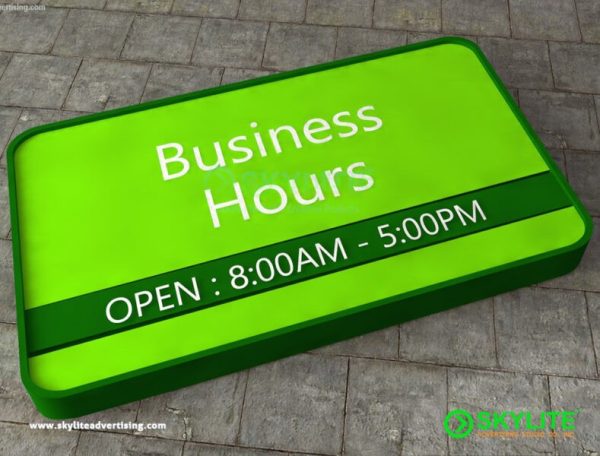 door sign business hours versaboard 1