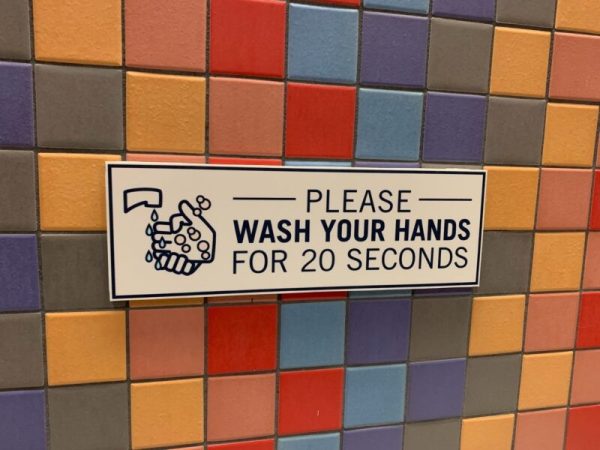 hand washing 20 seconds signs coronavirus
