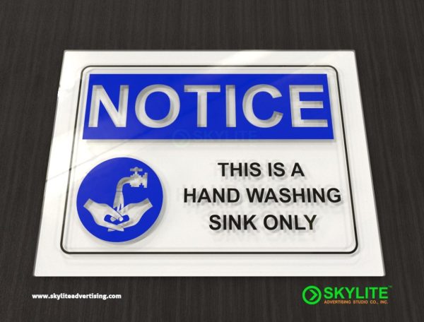 hand washing signs this is a hand washing sink only
